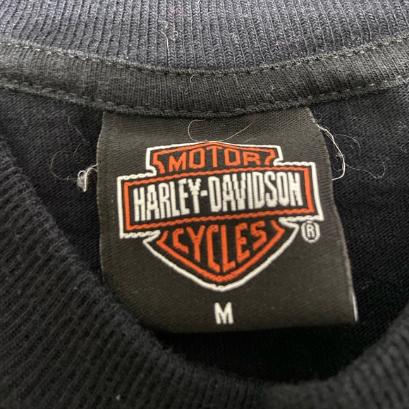 Vintage Y2K Harley Davidson double sided graphic tee shirt. Made in USA - Picture 4 of 8